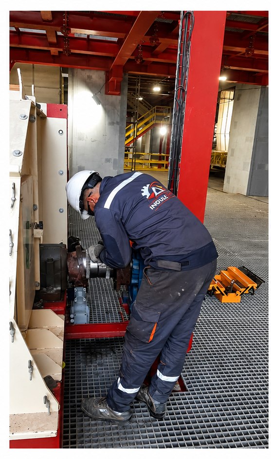Assistance technique sur une installation industrielle